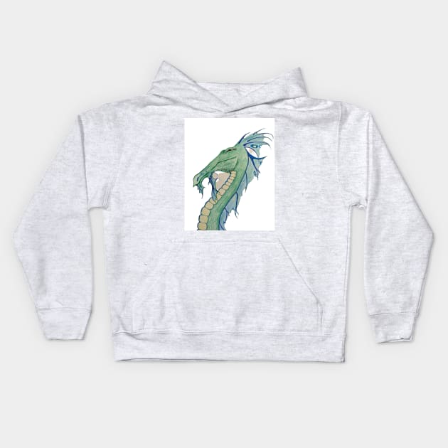 Fierce Dragon Kids Hoodie by Matt Starr Fine Art